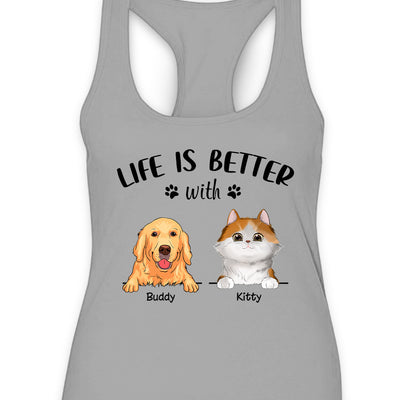 Life Is Better - Personalized Custom Women's Tank