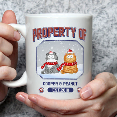 Pet Property Of - Personalized Custom Coffee Mug