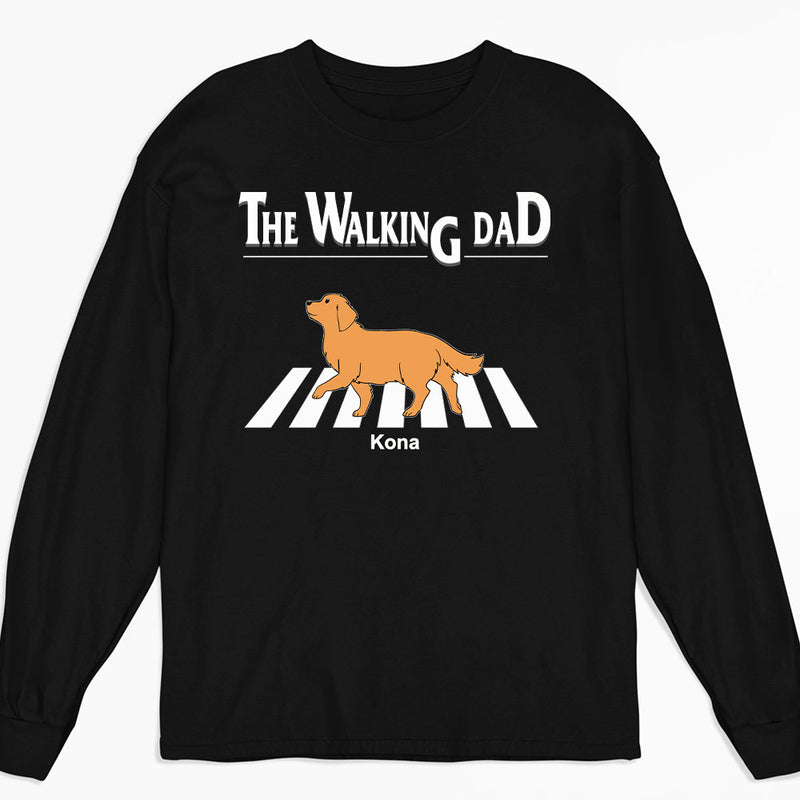 The Walking Dad 2 - Personalized Custom Long Sleeve T-shirt