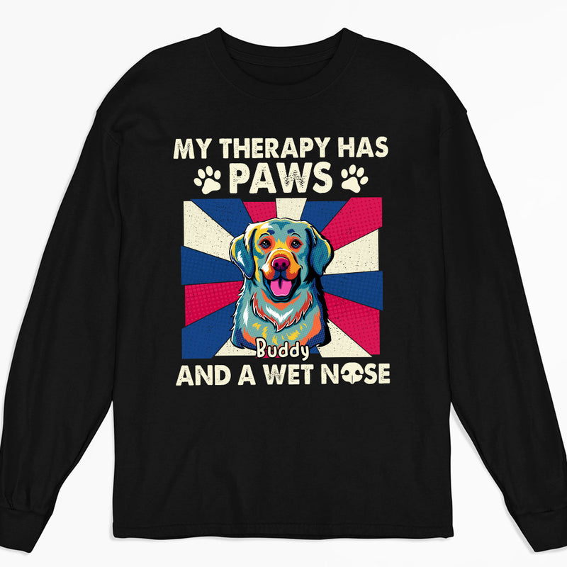 Pop Art Therapy - Personalized Custom Long Sleeve T-shirt