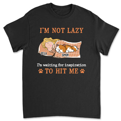 I'm Not Lazy - Personalized Custom Unisex T-shirt