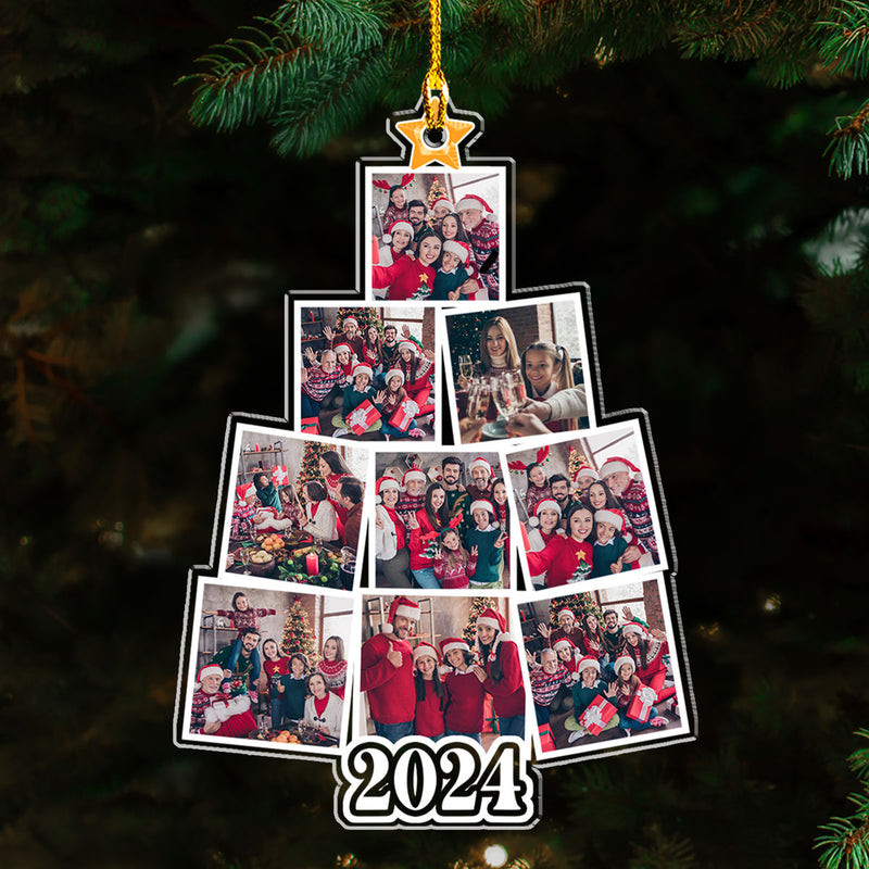 Custom Photo Christmas Tree - Personalized Custom Acrylic Ornament