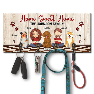 Home Sweet Home - Personalized Custom Wooden Key Holder