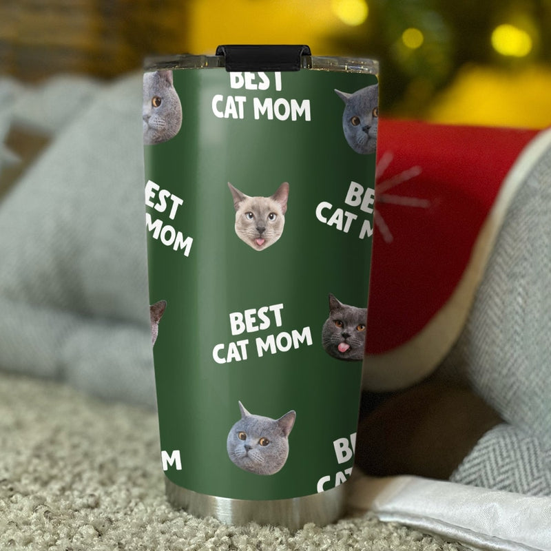 Best Mom Dad Pet Face - Personalized Custom Tumbler