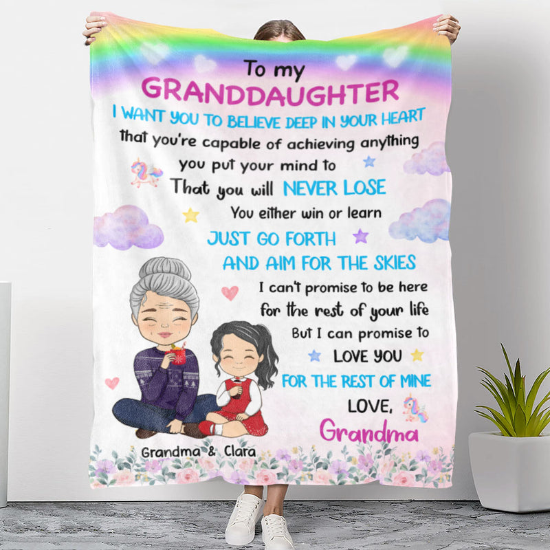 Never Lose - Personalized Custom Fleece Blanket