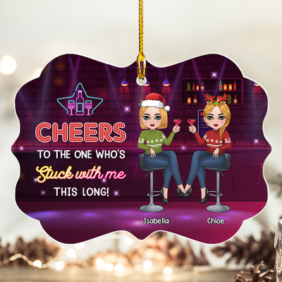 Stuck With Me - Personalized Custom Acrylic Ornament