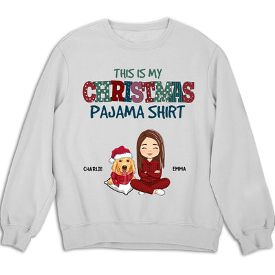 Pets Christmas Pajama - Personalized Custom Sweatshirt