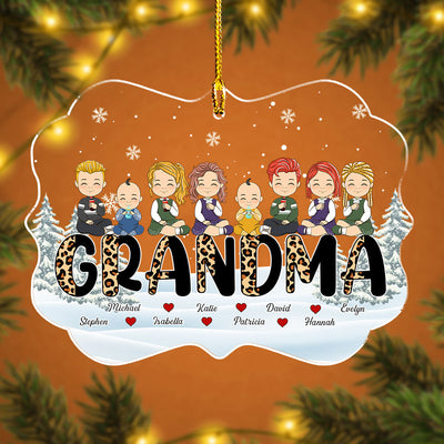 Nana Title Ornament - Personalized Custom Acrylic Ornament