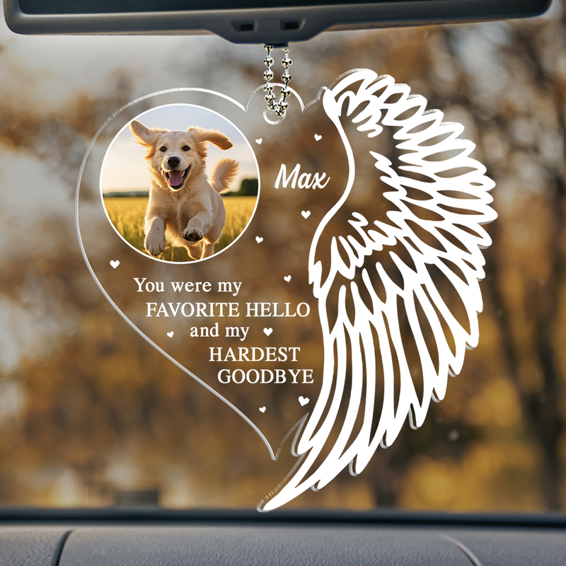 You Are Always In My Heart - Personalized Acrylic Car Ornament