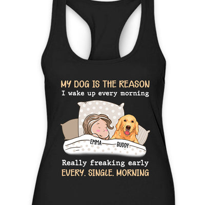 My Pet Is The Reason - Personalized Custom Women's Tank