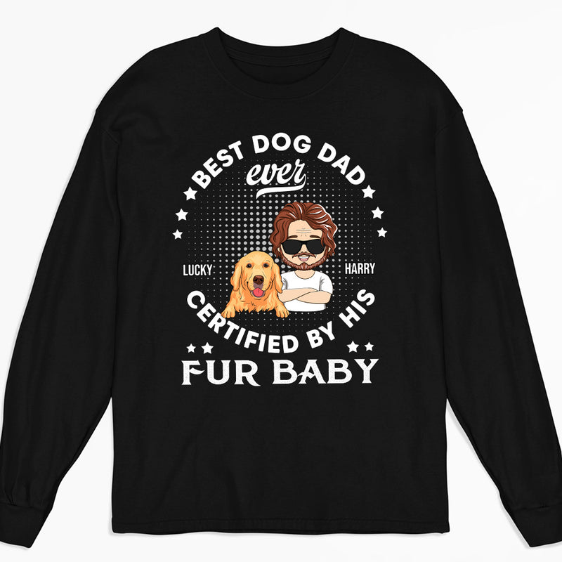 Certified By Fur Baby - Personalized Custom Long Sleeve T-shirt