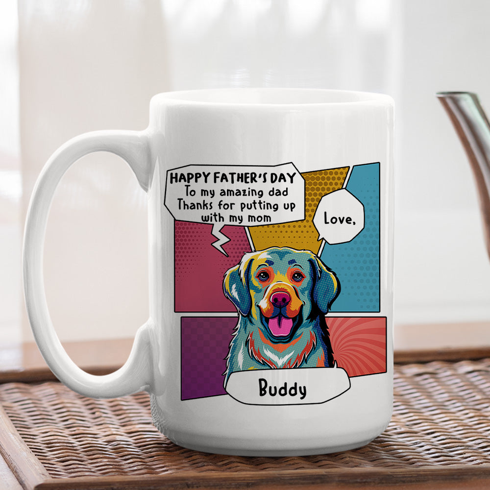 Pop Art Amazing Mom/Dad - Personalized Custom Coffee Mug – PAWSIONATE