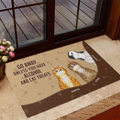 Go Away Unless - Personalized Custom Doormat