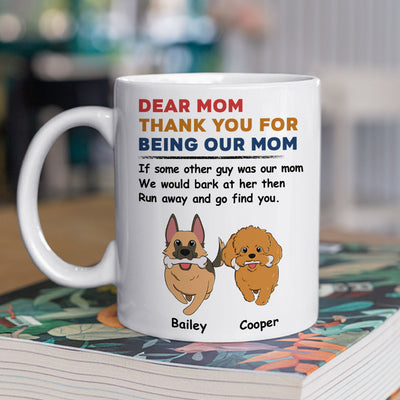 Thank You For Being My Dad - Personalized Custom Coffee Mug