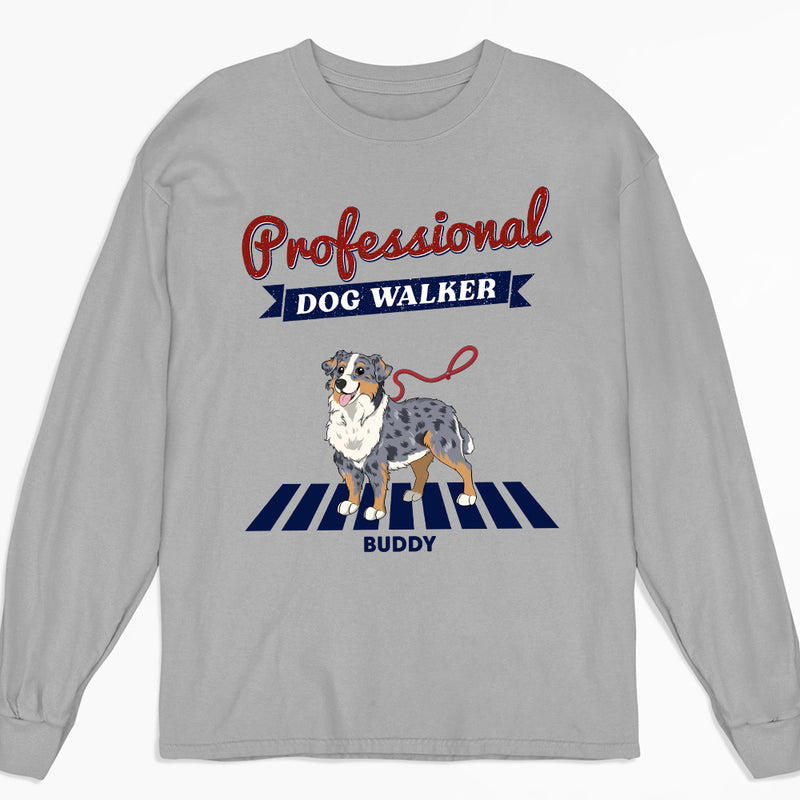 Professional Walker - Personalized Custom Long Sleeve T-shirt