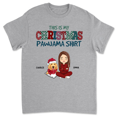 Pets Christmas Pawjama - Personalized Custom Unisex T-shirt