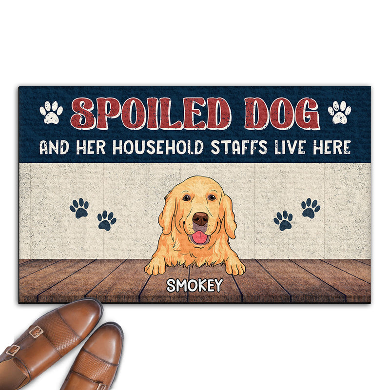 Spoiled Dog - Personalized Custom Doormat