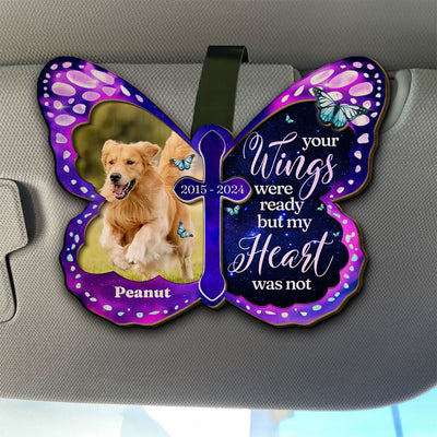 Always Beside You Ver Pet - Personalized Custom Car Visor Clip