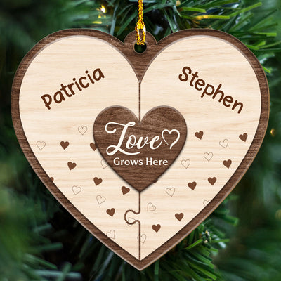 Together We Make Family - Personalized Custom 1-layered Wood Ornament