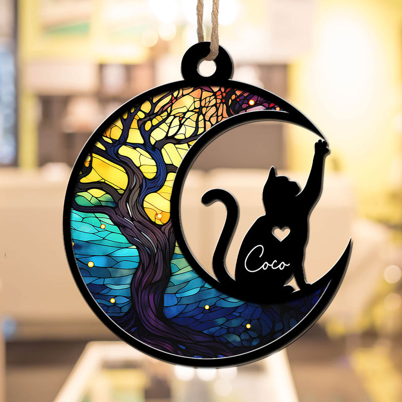 Loss Of Cat - Personalized Custom Suncatcher