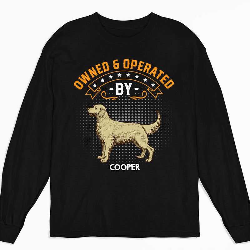 Owned By - Personalized Custom Long Sleeve T-shirt