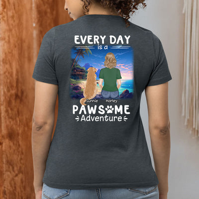 Pawsome Adventure - Personalized Custom Women's T-shirt