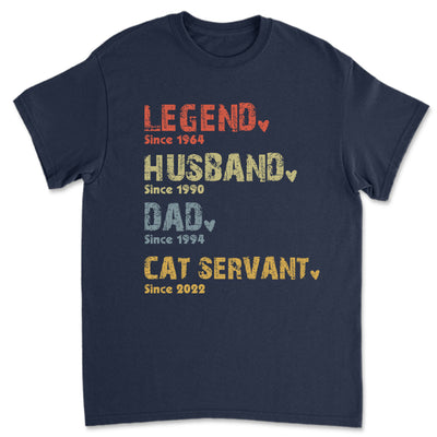 Legend Dog Dad/Mom - Personalized Custom Unisex T-shirt