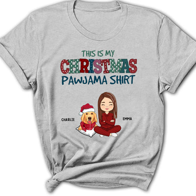 Pets Christmas Pawjama  - Personalized Custom Women's T-shirt