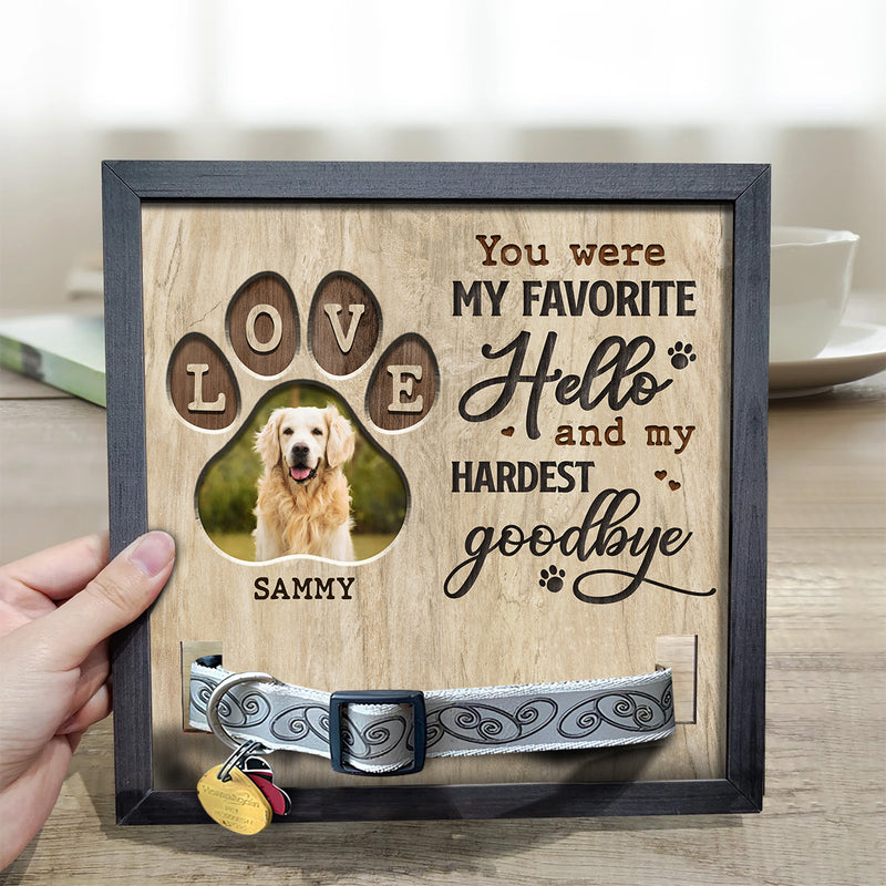 Memories We Keep - Personalized Custom Collar Frame