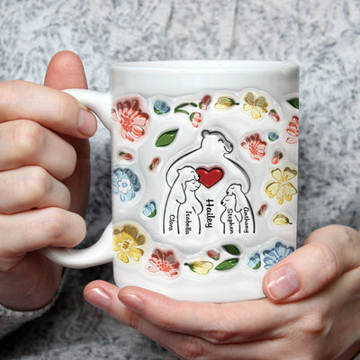 Mama Bear - Personalized Custom 3D Inflated Effect Mug