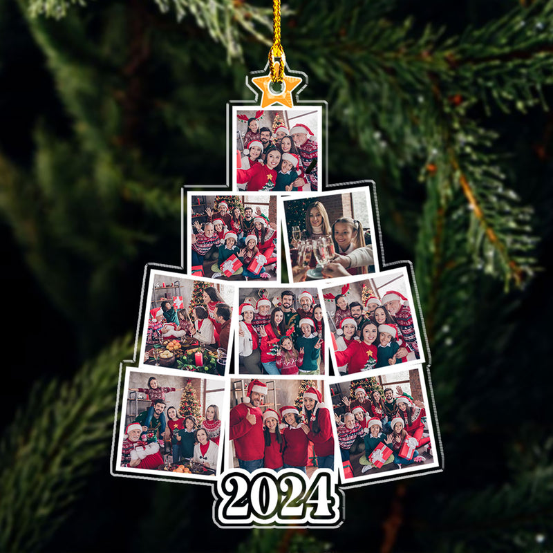 Custom Photo Christmas Tree - Personalized Custom Acrylic Ornament