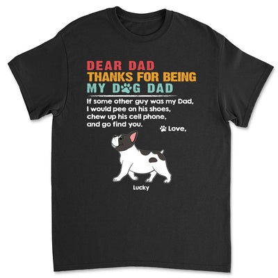 Dear Dad Mom Mum - Personalized Custom Unisex T-shirt