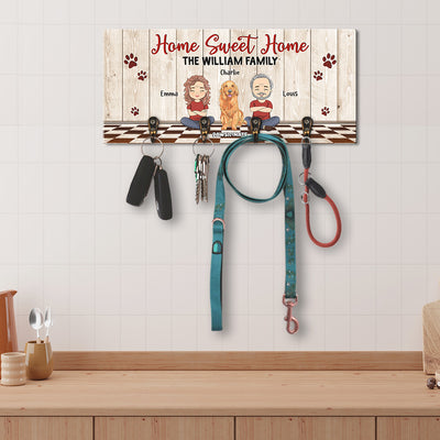 Home Sweet Home - Personalized Custom Wooden Key Holder