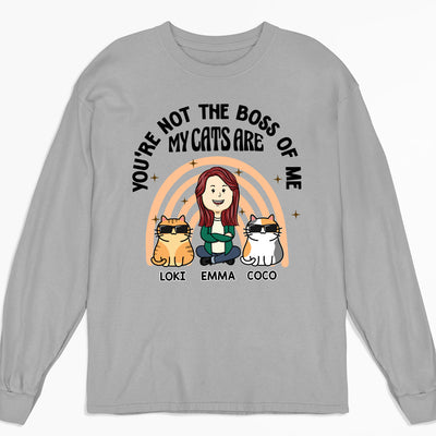 The Boss Of Me - Personalized Custom Long Sleeve T-shirt