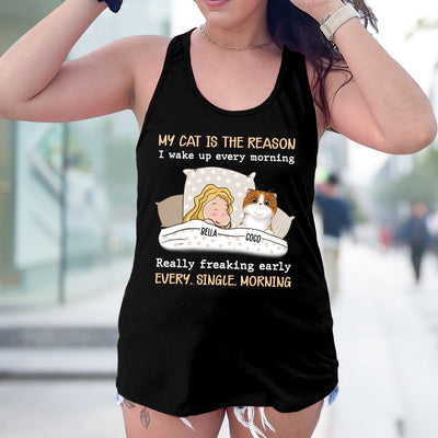 My Pet Is The Reason - Personalized Custom Women's Tank