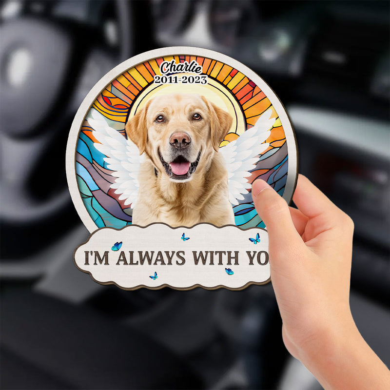 Always With You - Personalized Custom Car Visor Clip