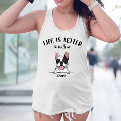 Life Is Better - Personalized Custom Women's Tank