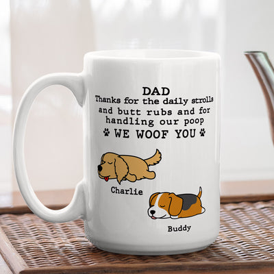 Handling My Poop - Personalized Custom Coffee Mug