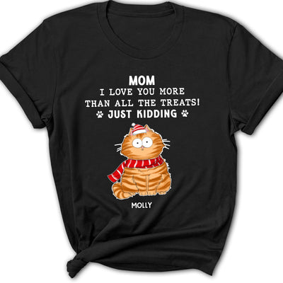 All The Treats For Cat - Personalized Custom Women's T-shirt