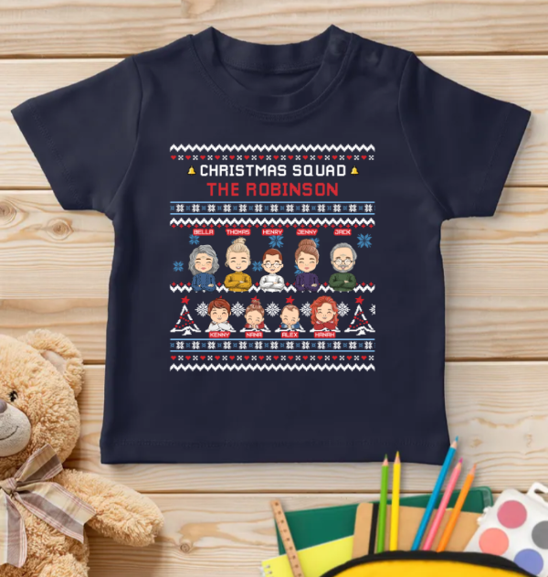 Family Squad - Personalized Custom Youth T-shirt