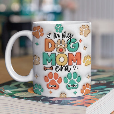 Dog Mom Era - Personalized Custom Coffee Mug