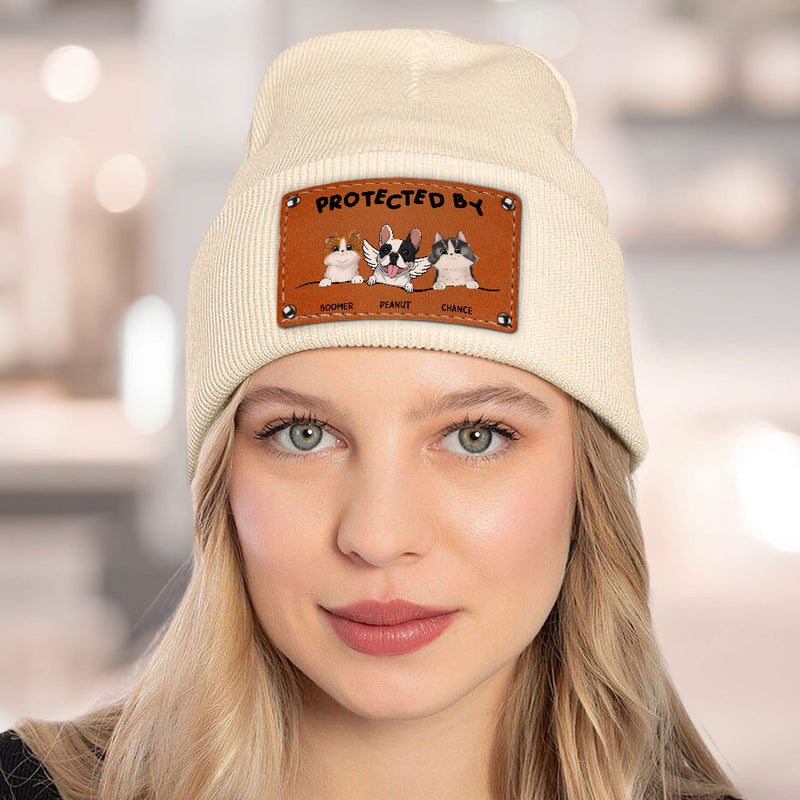 Protected By Pets - Personalized Custom Beanie