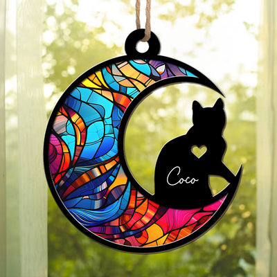 Loss Of Cat - Personalized Custom Suncatcher