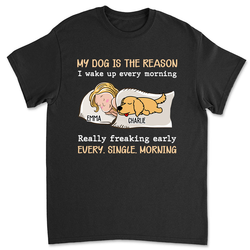 My Pet Is The Reason - Personalized Custom Unisex T-shirt