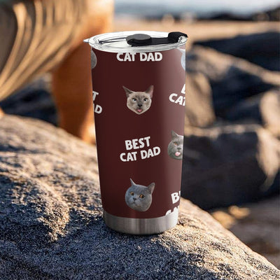 Best Mom Dad Pet Face - Personalized Custom Tumbler