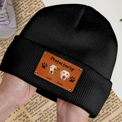 Protected By Pets Photo - Personalized Custom Beanie