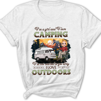 Camping Lover - Personalized Custom Women's T-shirt