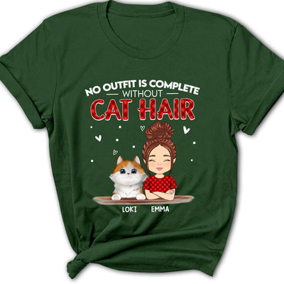 Without Cat Hair - Personalized Custom Women's T-shirt