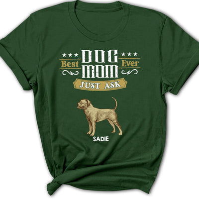 Just Ask The Dog - Personalized Custom Women's T-shirt