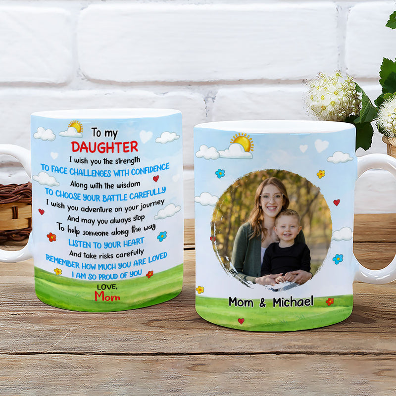 I Wish You Photo - Personalized Custom Coffee Mug